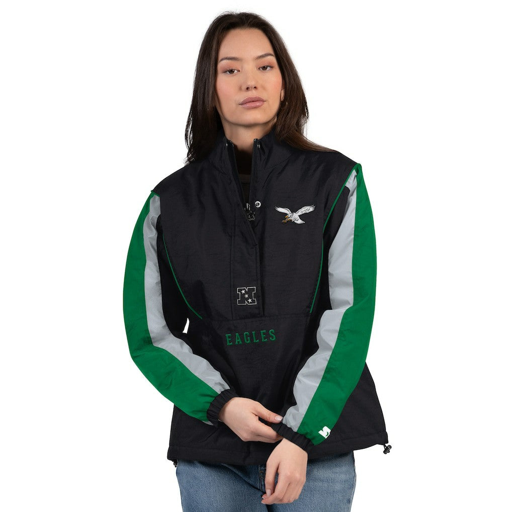Philadelphia Eagles  Starter Women's Thursday Night Gridiron Half-Zip Jacket