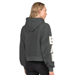 Baltimore Ravens  Starter Women's Star Player Cropped Fleece Pullover Hoodie