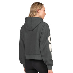 Chicago Bears  Starter Women's Star Player Cropped Fleece Pullover Hoodie