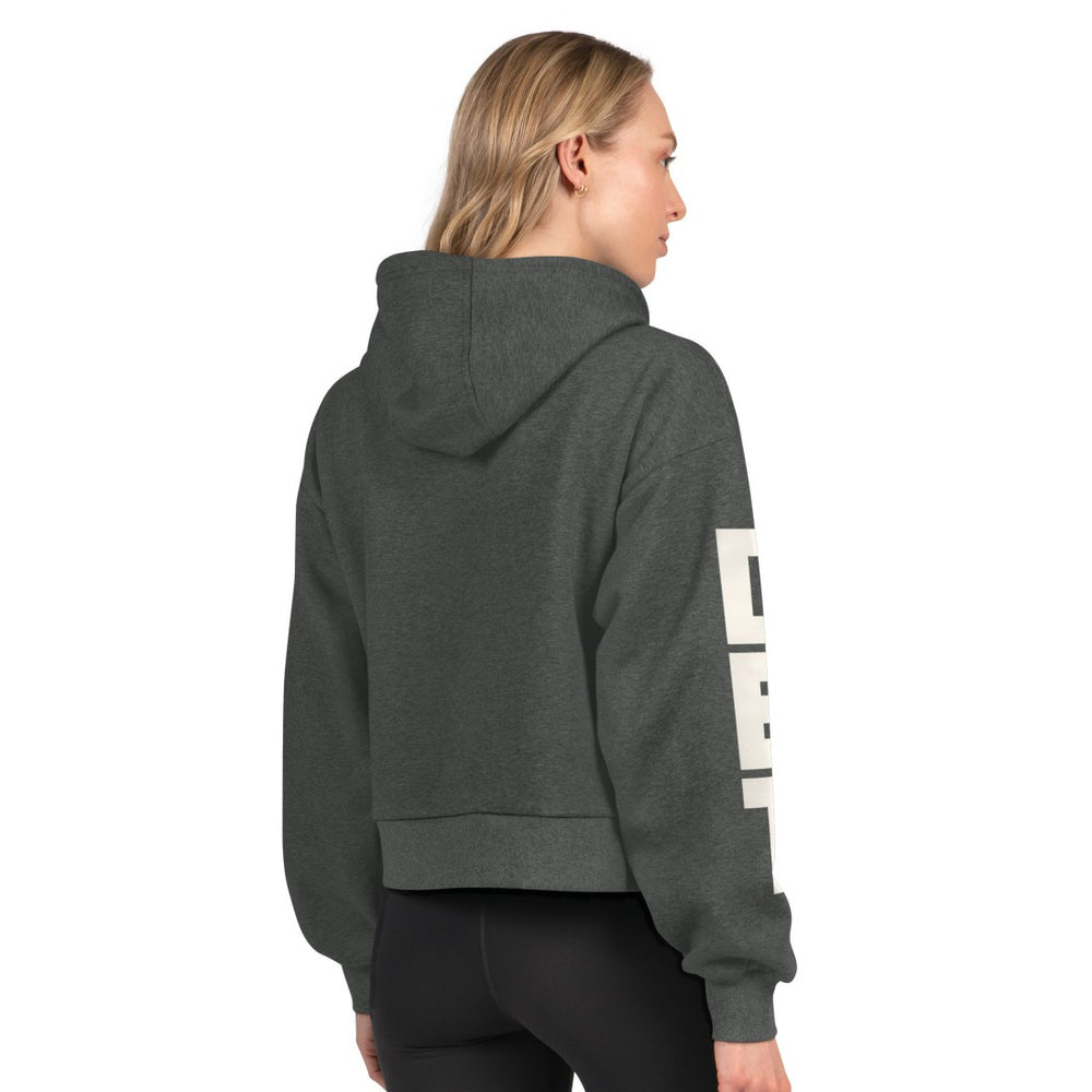 Detroit Lions  Starter Women's Star Player Cropped Fleece Pullover Hoodie
