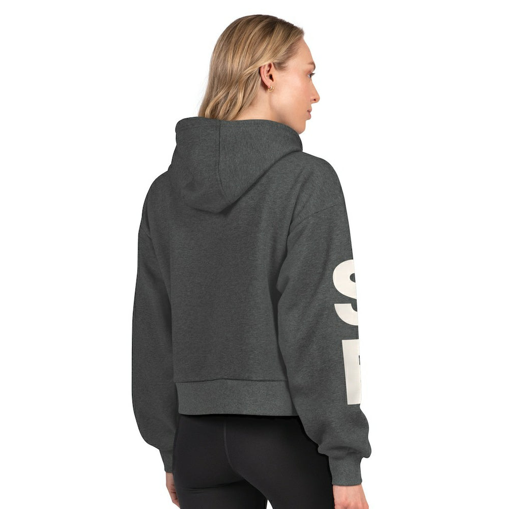 San Francisco 49ers  Starter Women's Star Player Cropped Fleece Pullover Hoodie