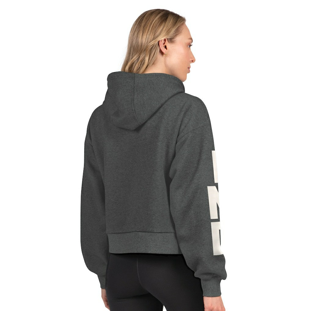 Indianapolis Colts  Starter Women's Star Player Cropped Fleece Pullover Hoodie