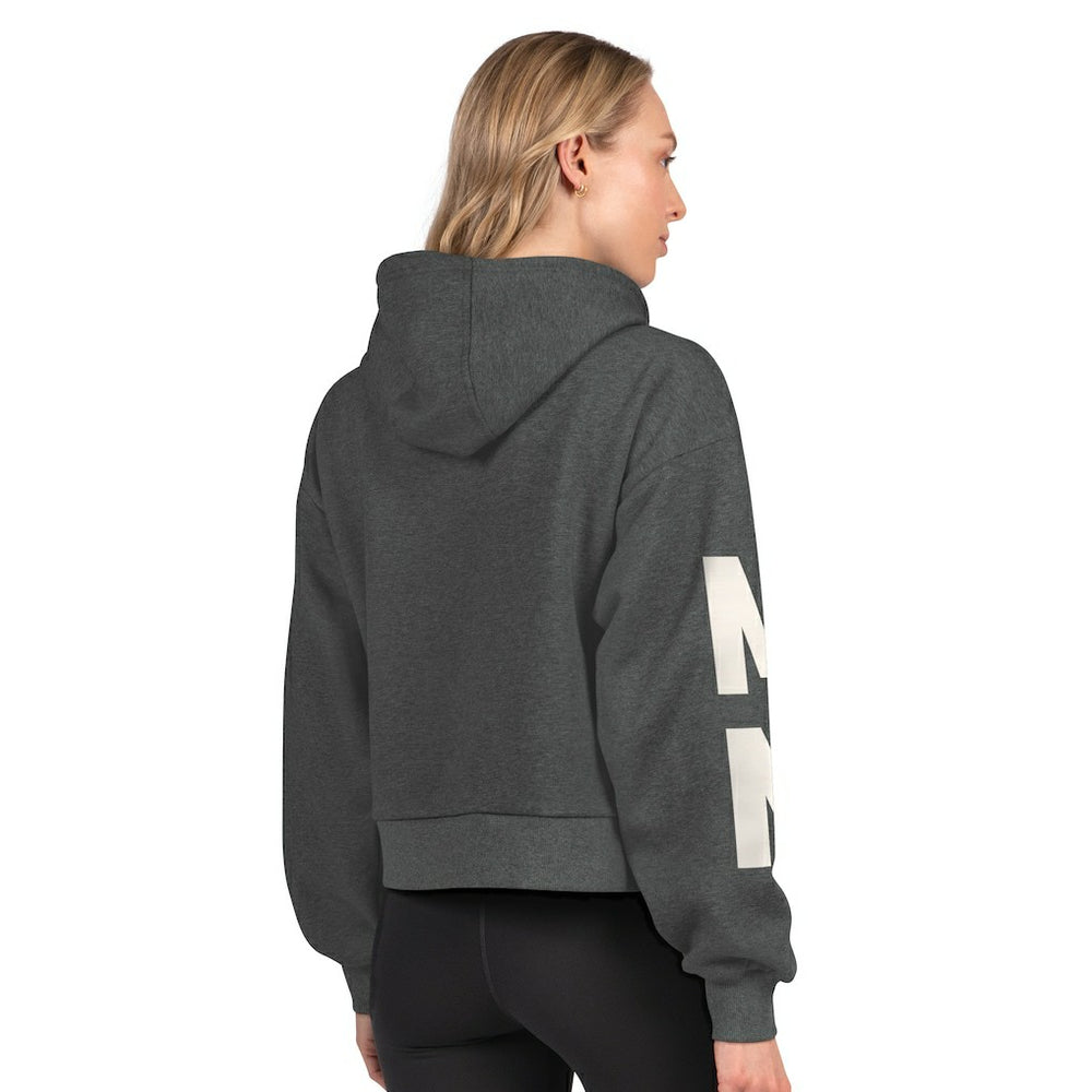 Minnesota Vikings  Starter Women's Star Player Cropped Fleece Pullover Hoodie