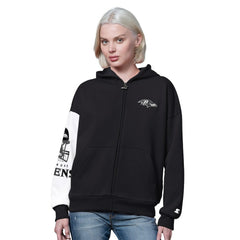 Baltimore Ravens  Starter Women's 4th Down Full-Zip Hoodie