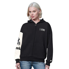 Seattle Seahawks  Starter Women's 4th Down Full-Zip Hoodie