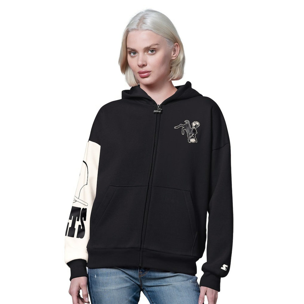 Indianapolis Colts  Starter Women's 4th Down Full-Zip Hoodie