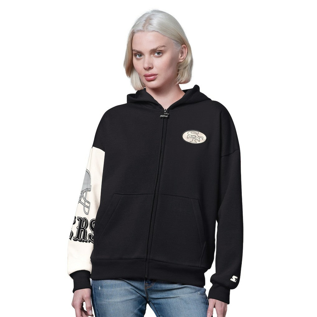 San Francisco 49ers  Starter Women's 4th Down Full-Zip Hoodie