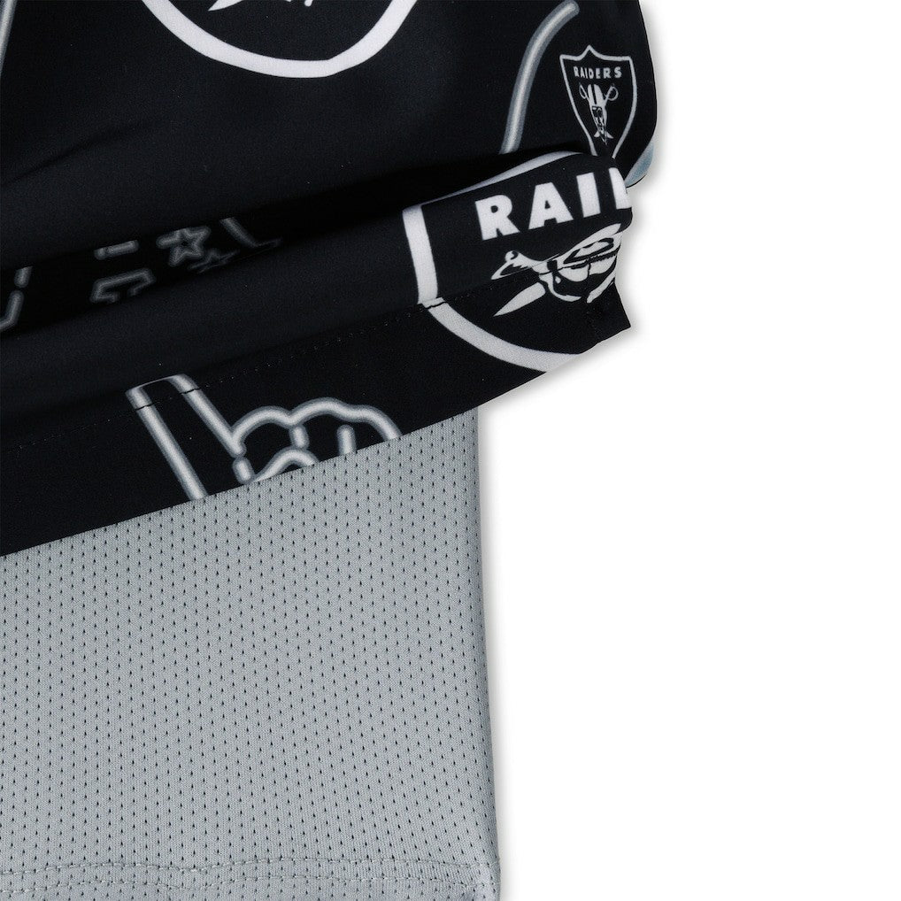 Las Vegas Raiders  Chubbies The Neon 5.5" Classic Lined Swim Trunks