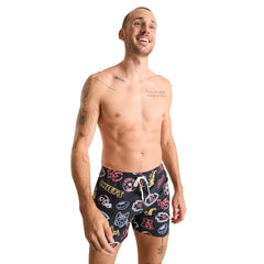 Kansas City Chiefs  Chubbies The Neon 5.5" Classic Lined Swim Trunks