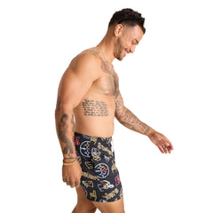 Pittsburgh Steelers  Chubbies The Neon 5.5" Classic Lined Swim Trunks