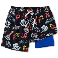 Buffalo Bills  Chubbies The Neon 5.5" Classic Lined Swim Trunks