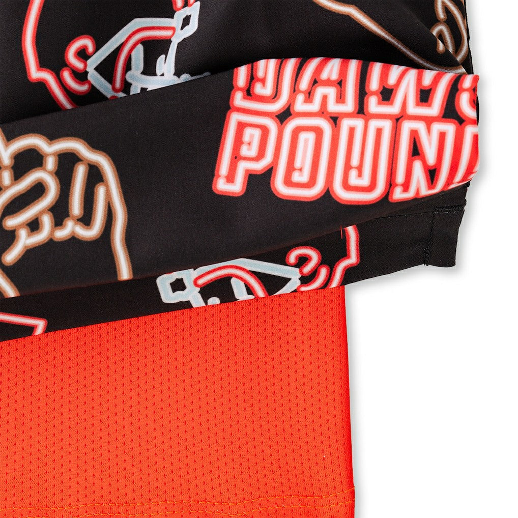 Cleveland Browns  Chubbies The Neon 5.5" Classic Lined Swim Trunks