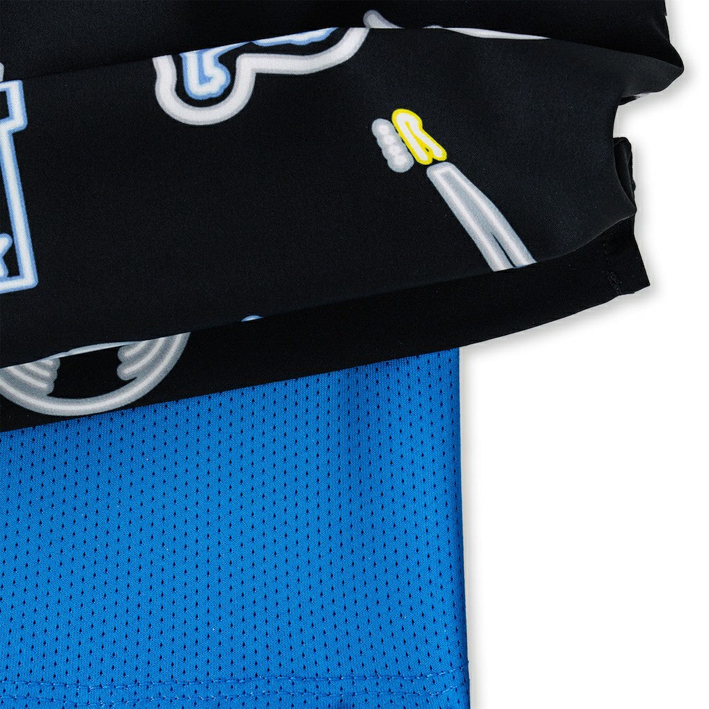 Detroit Lions  Chubbies The Neon 5.5" Classic Lined Swim Trunks