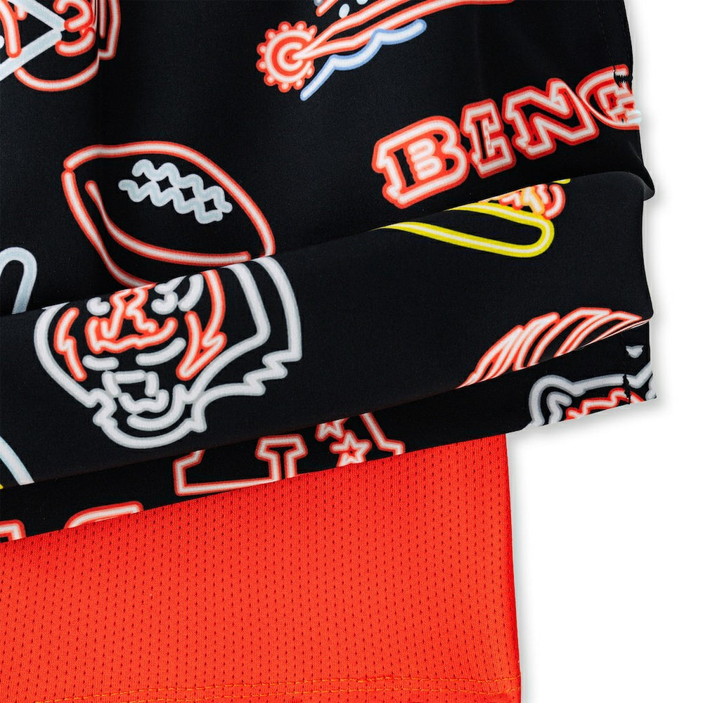 Cincinnati Bengals  Chubbies The Neon 5.5" Classic Lined Swim Trunks