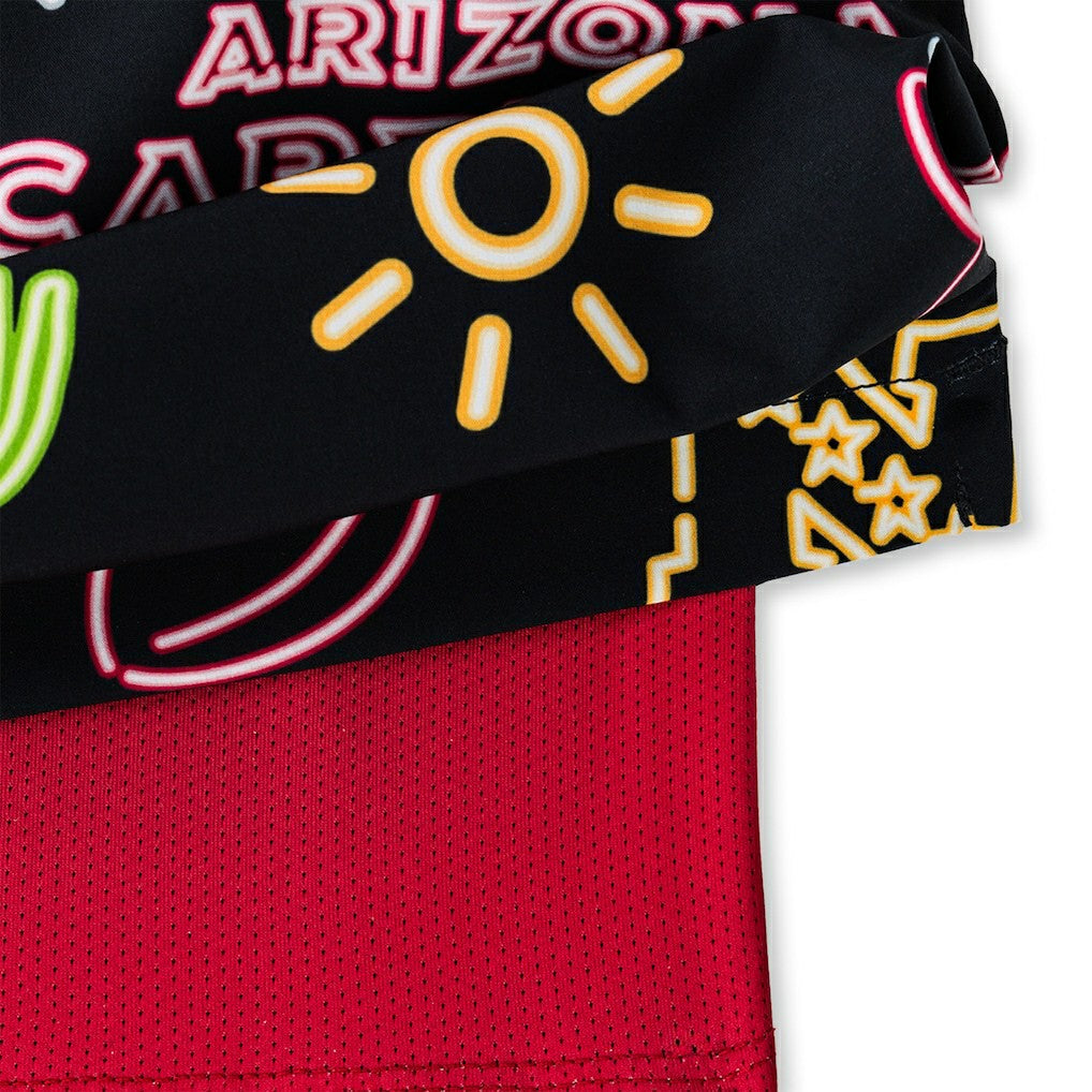 Arizona Cardinals  Chubbies The Neon 5.5" Classic Lined Swim Trunks