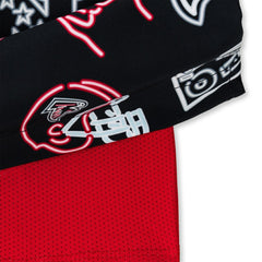 Atlanta Falcons  Chubbies The Neon 5.5" Classic Lined Swim Trunks