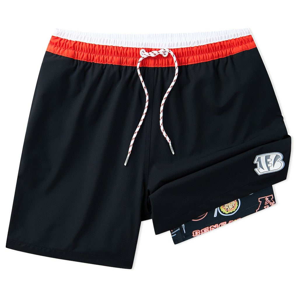 Cincinnati Bengals  Chubbies 5.5" Classic Lined Swim Trunks