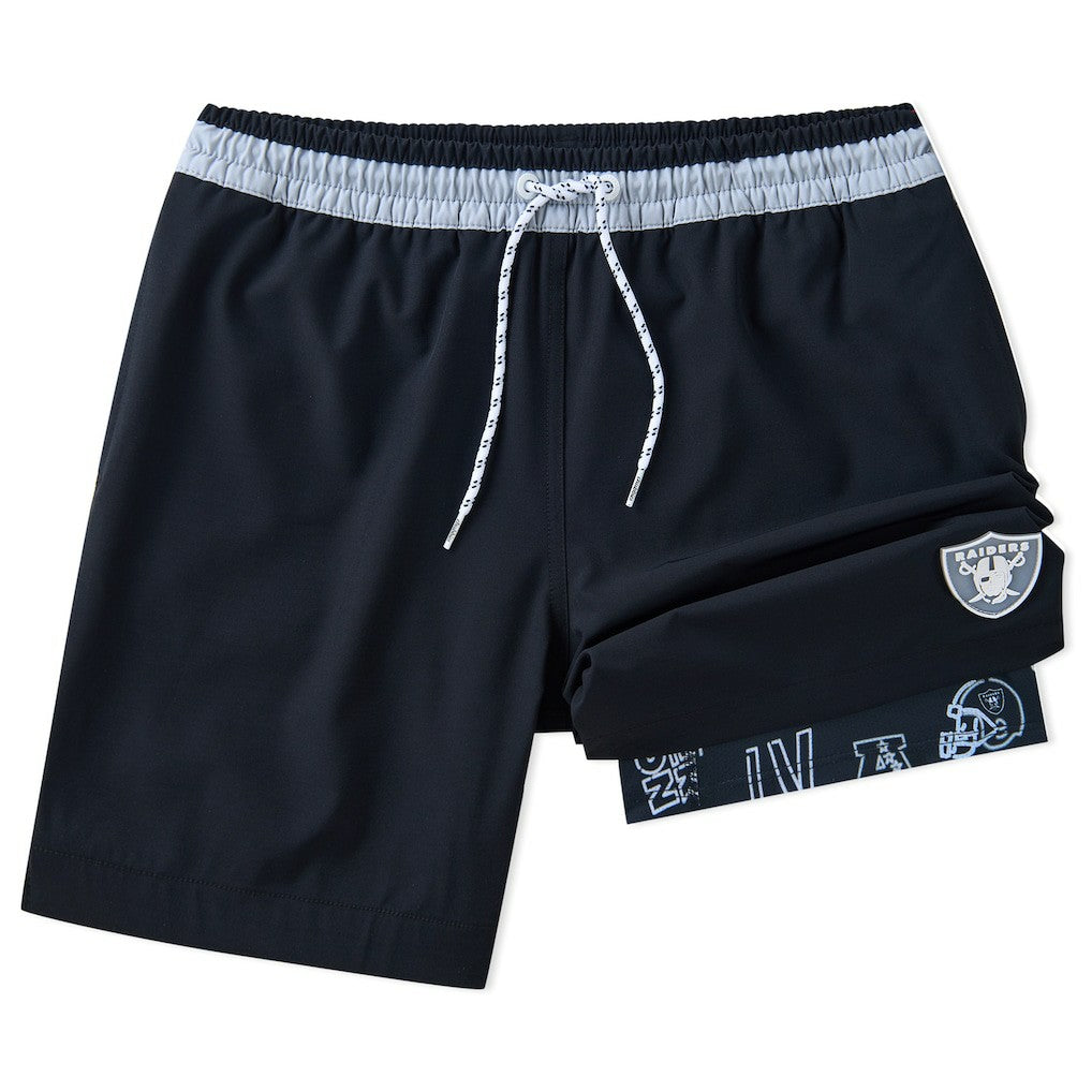Las Vegas Raiders  Chubbies 5.5" Classic Lined Swim Trunks