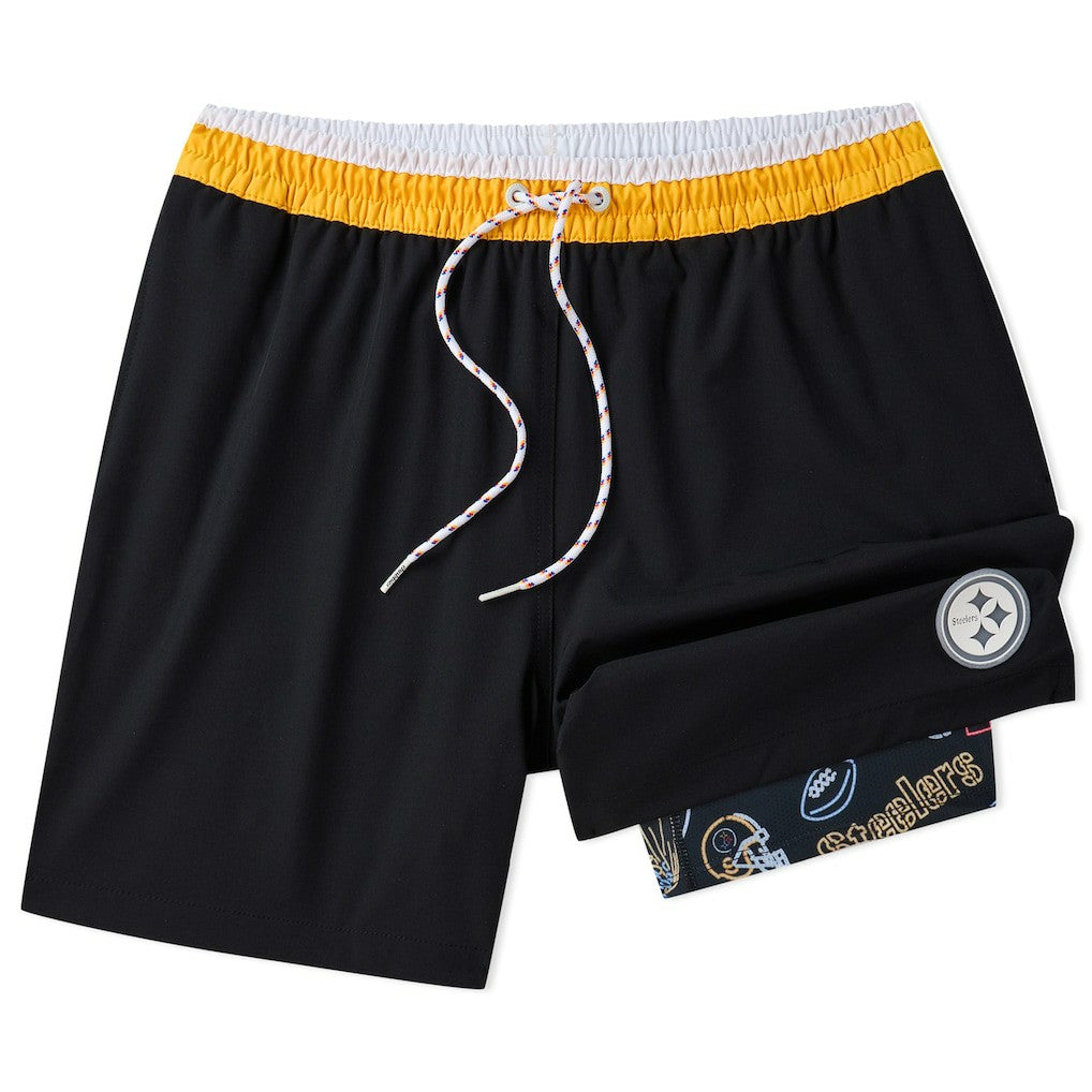 Pittsburgh Steelers  Chubbies 5.5" Classic Lined Swim Trunks