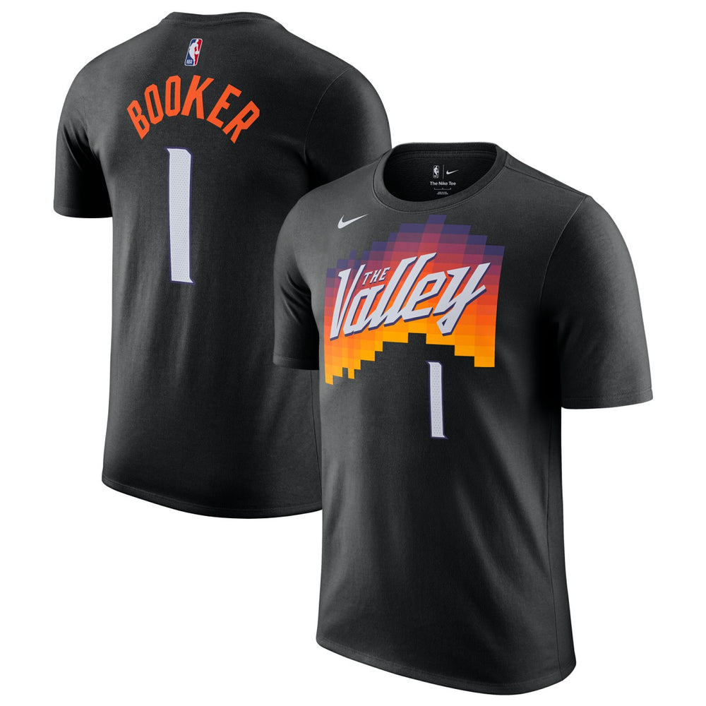 Devin Booker Phoenix Suns Unisex 2025/26 City Edition Name & Number T-Shirt On Sale