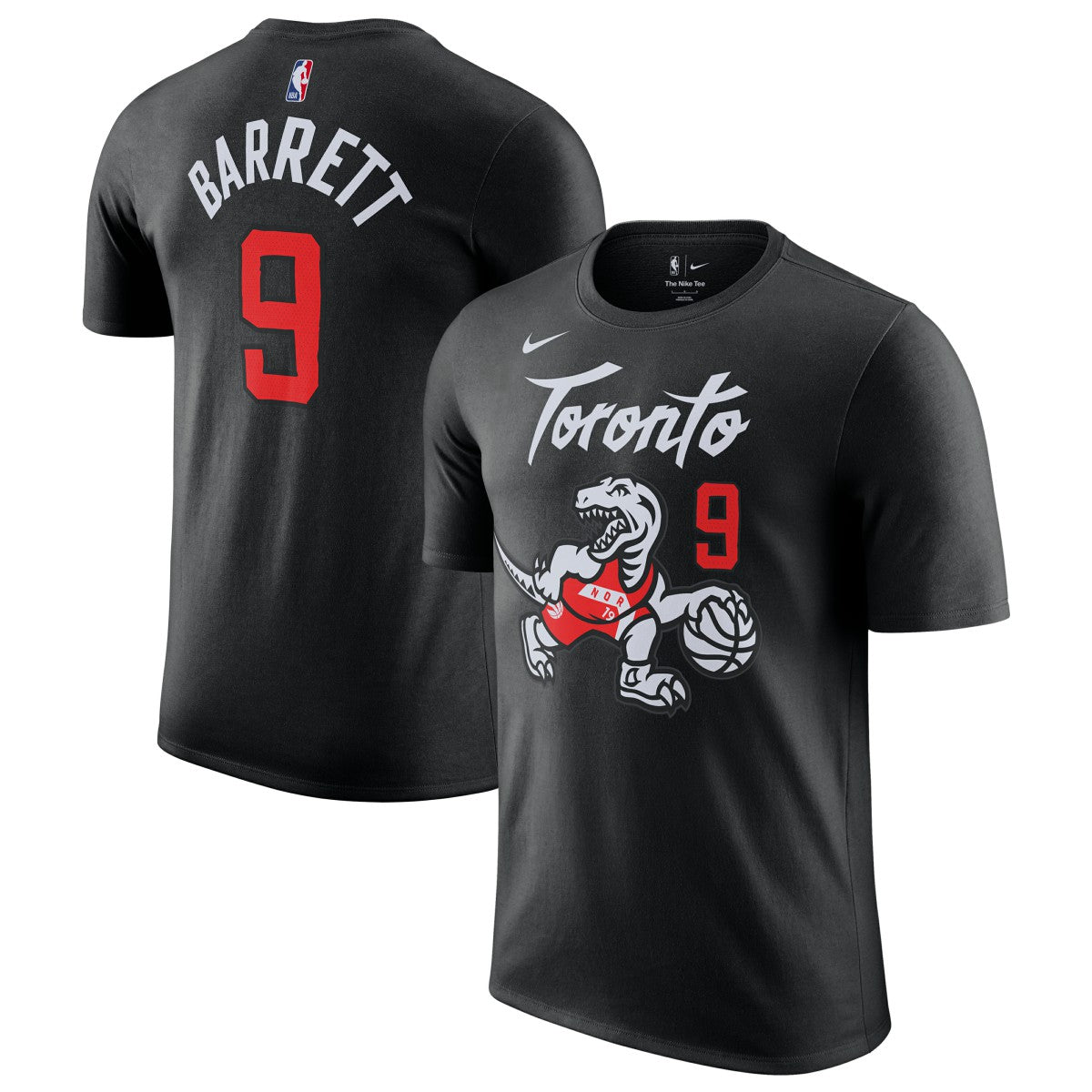 RJ Barrett Toronto Raptors Unisex 2025/26 City Edition Name & Number T-Shirt On Sale