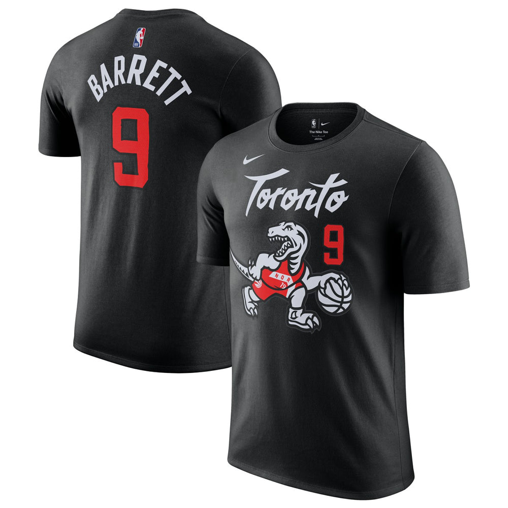 RJ Barrett Toronto Raptors Unisex 2025/26 City Edition Name & Number T-Shirt On Sale