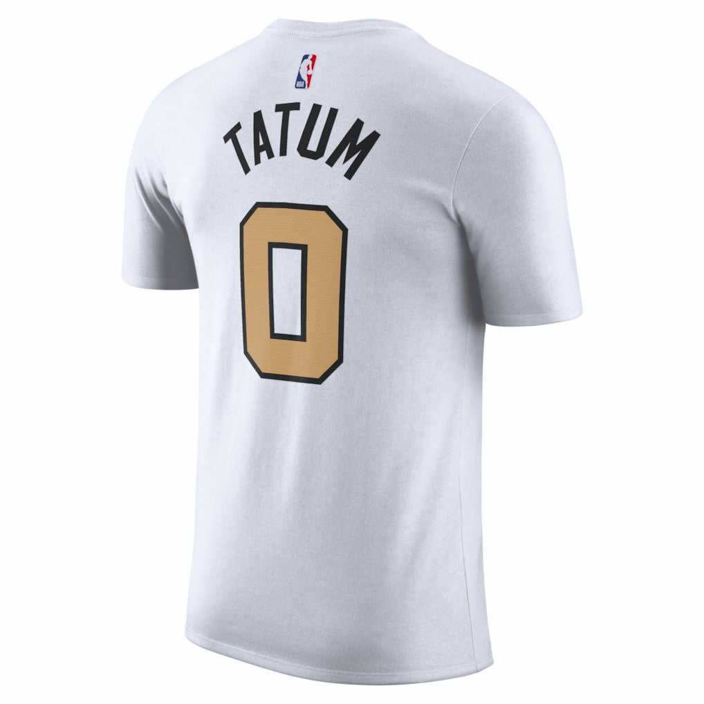 Jayson Tatum Boston Celtics Unisex 2025/26 City Edition Name & Number T-Shirt Discount