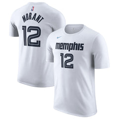 Ja Morant Memphis Grizzlies Unisex 2025/26 City Edition Name & Number T-Shirt On Sale