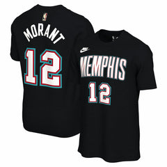 Ja Morant Memphis Grizzlies Unisex Name & Number T-Shirt On Sale