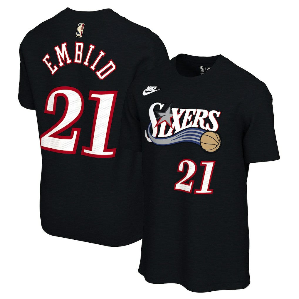 Joel Embiid Philadelphia 76ers Unisex Name & Number T-Shirt Online