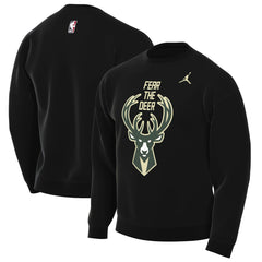 Milwaukee Bucks Jordan Brand Statement Edition Sweatshirt On Sale