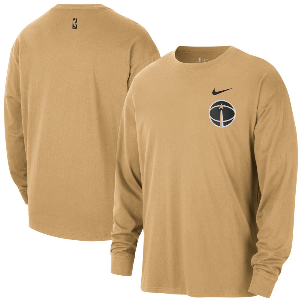 Washington Wizards 2025/26 City Edition Remix Essential Logo Long Sleeve T-Shirt On Sale