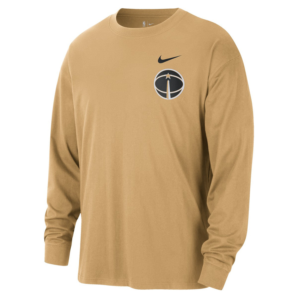 Washington Wizards 2025/26 City Edition Remix Essential Logo Long Sleeve T-Shirt On Sale