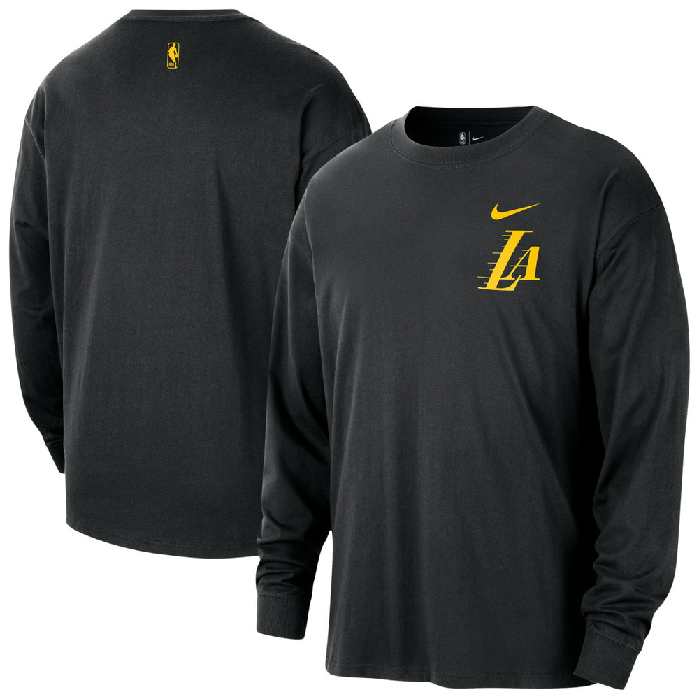 Los Angeles Lakers 2025/26 City Edition Remix Essential Logo Long Sleeve T-Shirt Discount
