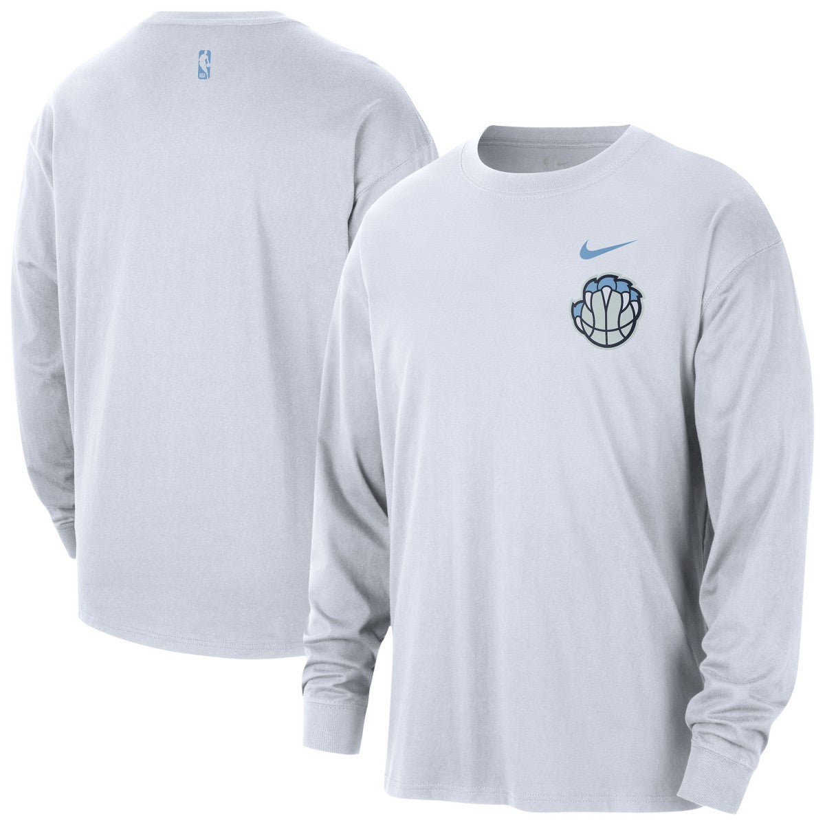 Memphis Grizzlies 2025/26 City Edition Remix Essential Logo Long Sleeve T-Shirt For Sale