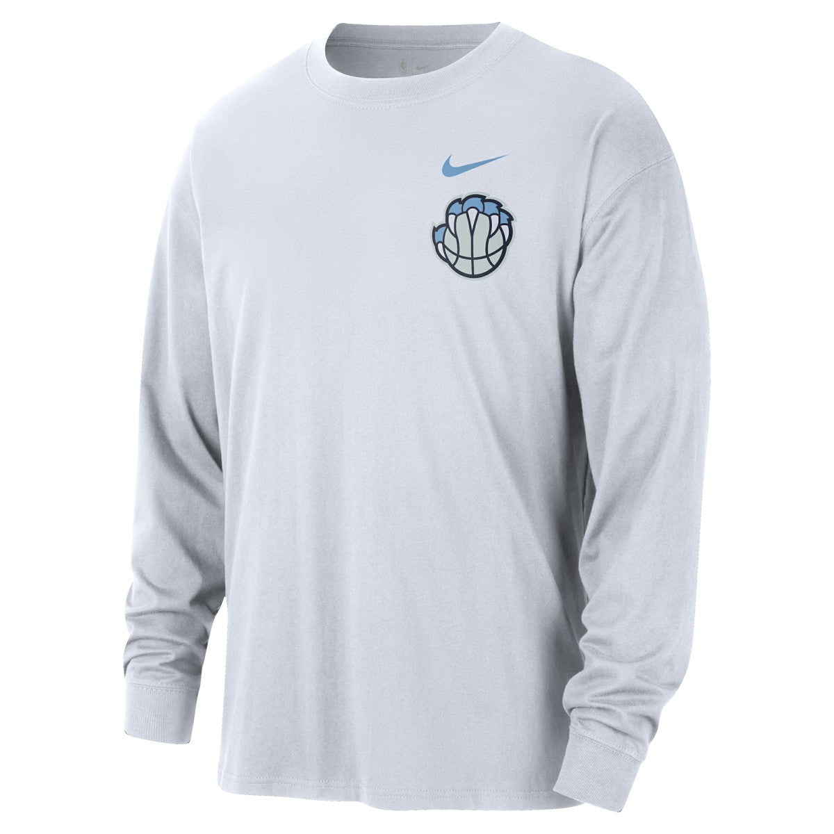 Memphis Grizzlies 2025/26 City Edition Remix Essential Logo Long Sleeve T-Shirt For Sale