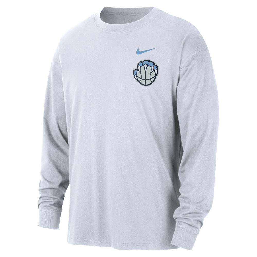 Memphis Grizzlies 2025/26 City Edition Remix Essential Logo Long Sleeve T-Shirt For Sale