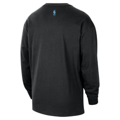 Miami Heat 2025/26 City Edition Remix Essential Logo Long Sleeve T-Shirt On Sale