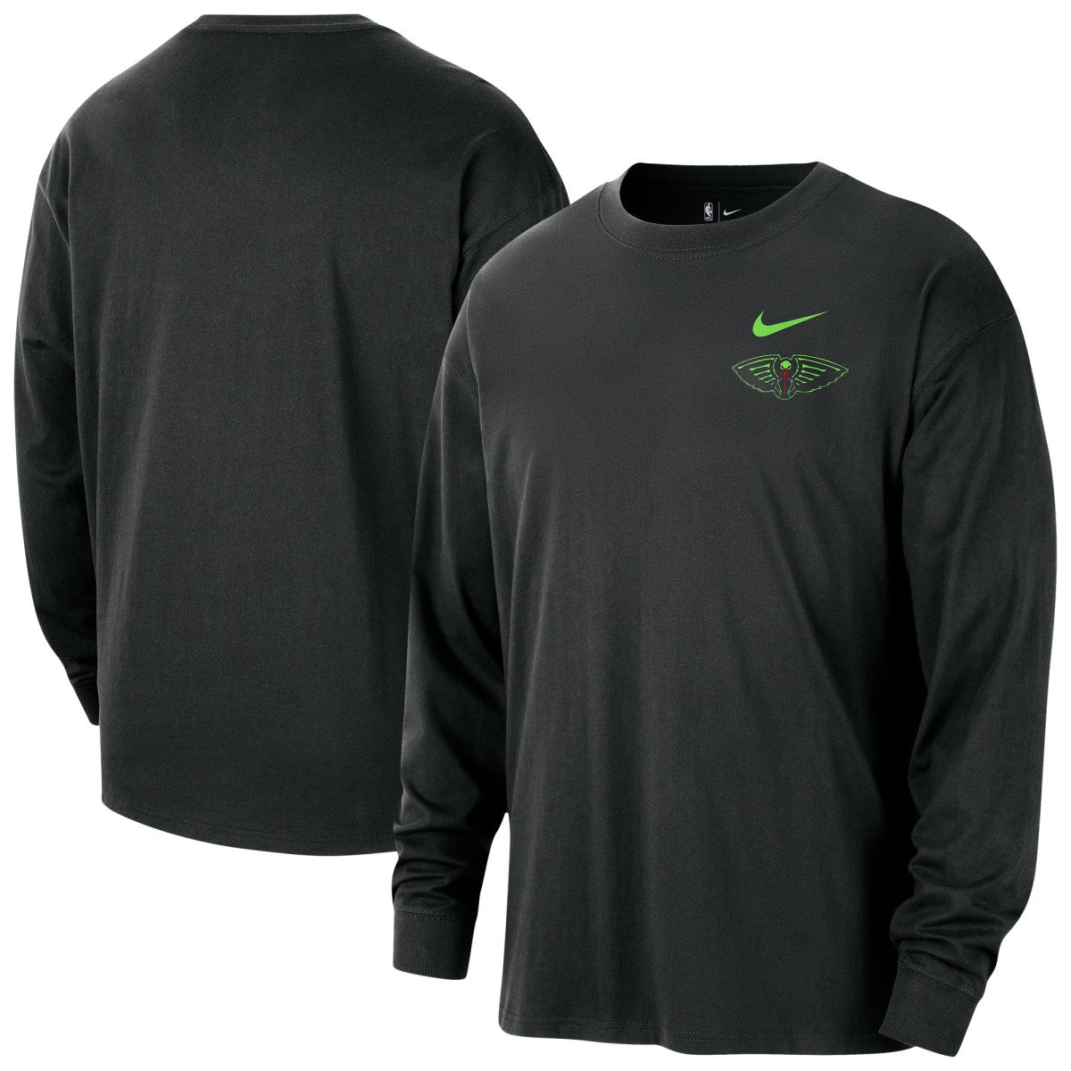 New Orleans Pelicans 2025/26 City Edition Remix Essential Logo Long Sleeve T-Shirt On Sale