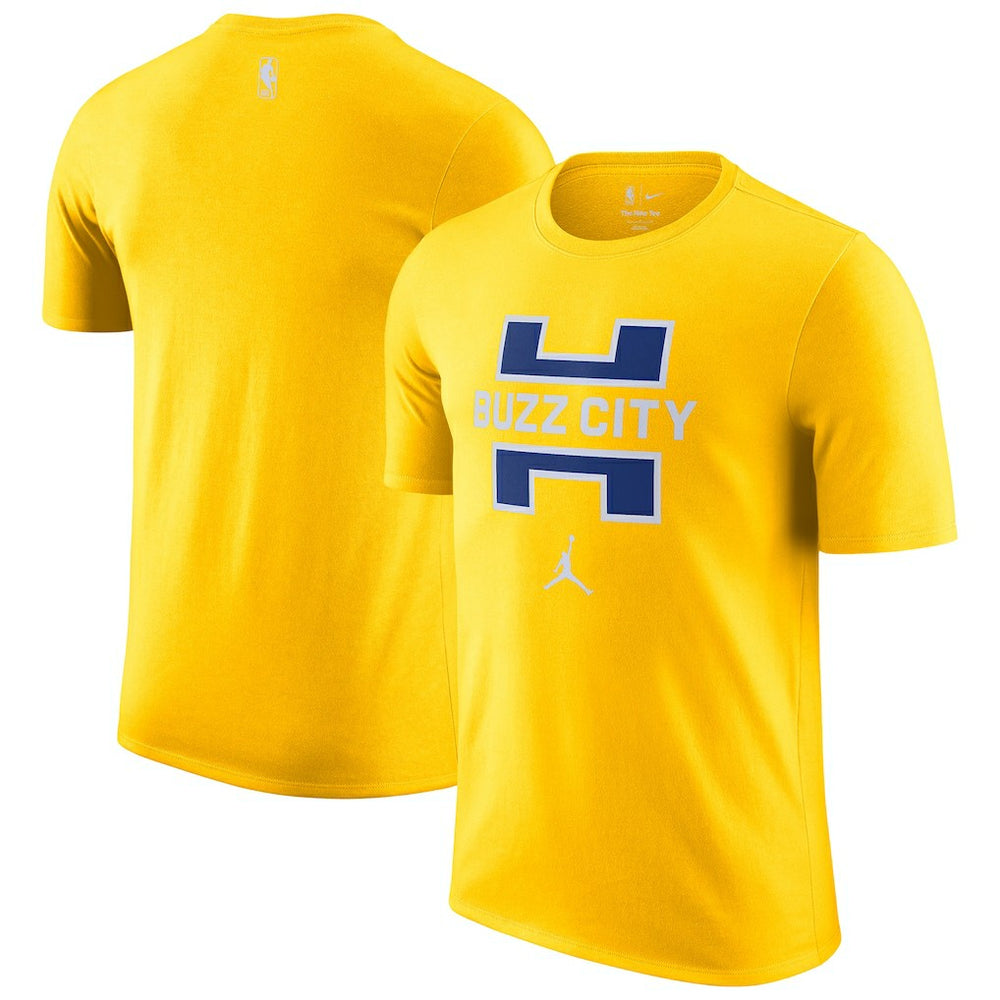 Charlotte Hornets Jordan Brand 2025/26 City Edition Remix Essential Logo T-Shirt For Sale