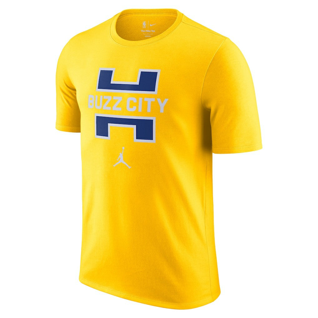 Charlotte Hornets Jordan Brand 2025/26 City Edition Remix Essential Logo T-Shirt For Sale