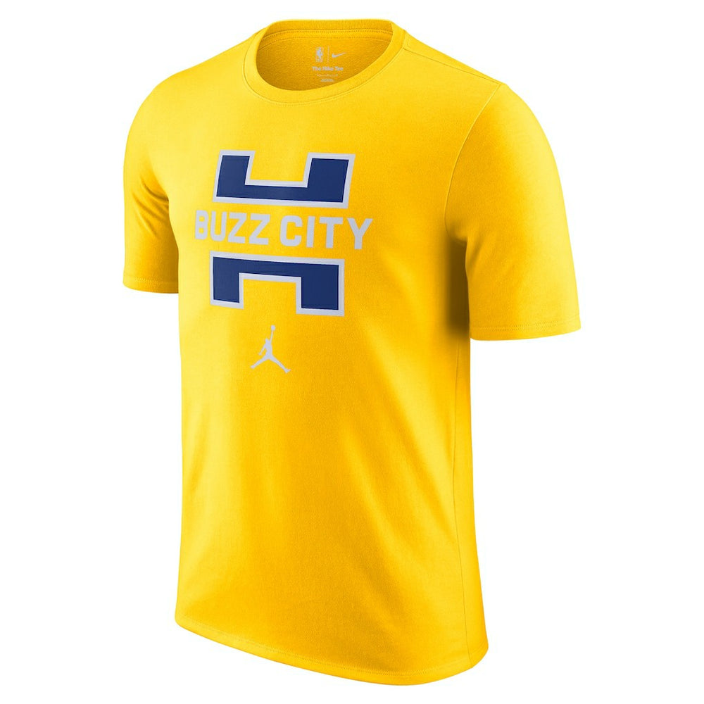 Charlotte Hornets Jordan Brand 2025/26 City Edition Remix Essential Logo T-Shirt For Sale