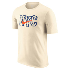New York Knicks 2025/26 City Edition Remix Essential Logo T-Shirt On Sale