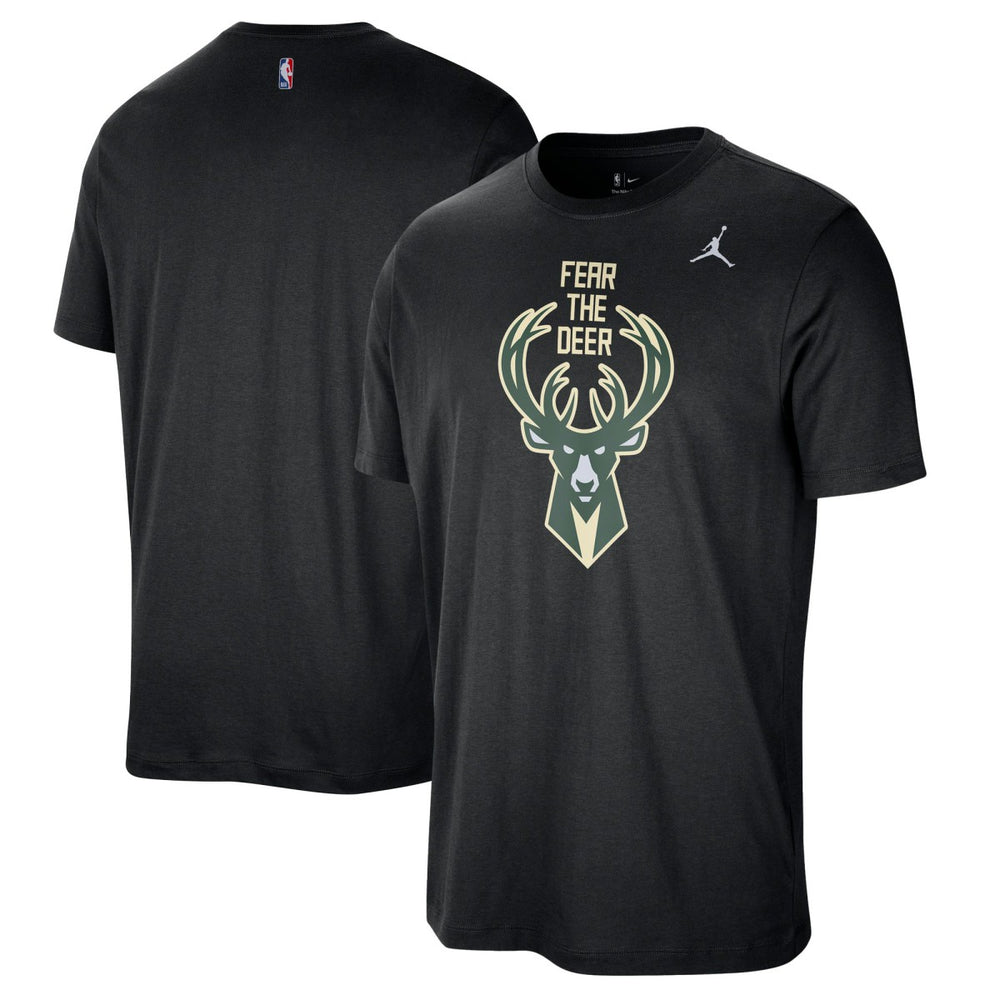 Milwaukee Bucks Jordan Brand Statement Edition Essential T-Shirt For Sale