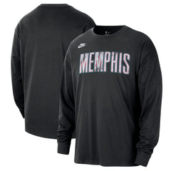 Memphis Grizzlies Unisex Classic Edition Hardwood Classics Essential Logo Long Sleeve T-Shirt Online
