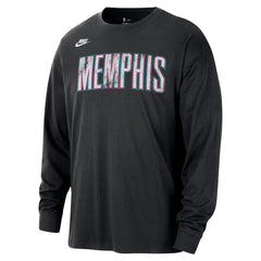 Memphis Grizzlies Unisex Classic Edition Hardwood Classics Essential Logo Long Sleeve T-Shirt Online