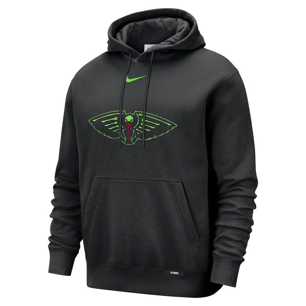 New Orleans Pelicans 2025/26 City Edition Essential Logo Remix Hoodie On Sale