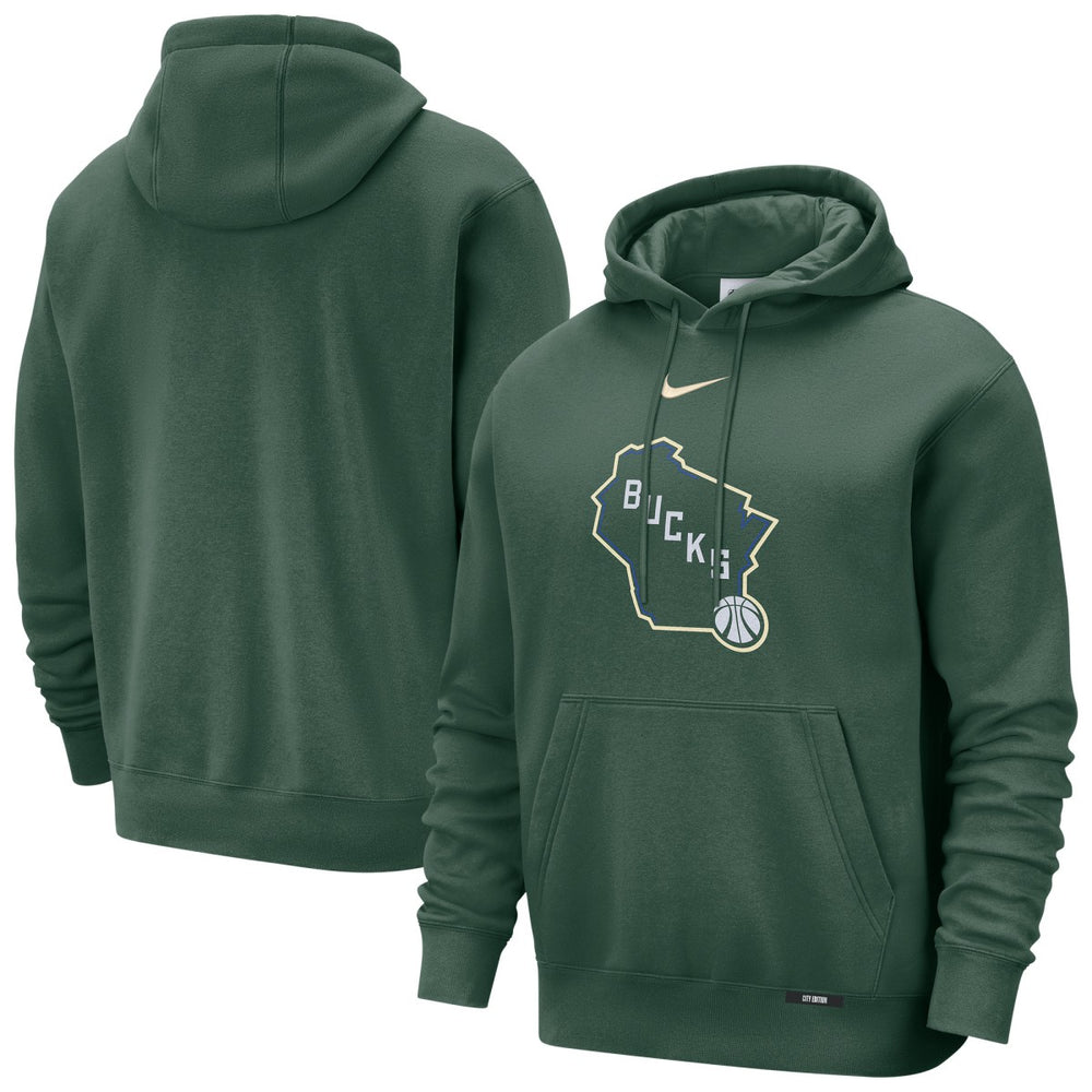 Milwaukee Bucks 2025/26 City Edition Essential Logo Remix Hoodie Outlet