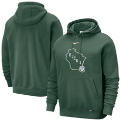 Milwaukee Bucks 2025/26 City Edition Essential Logo Remix Hoodie Outlet