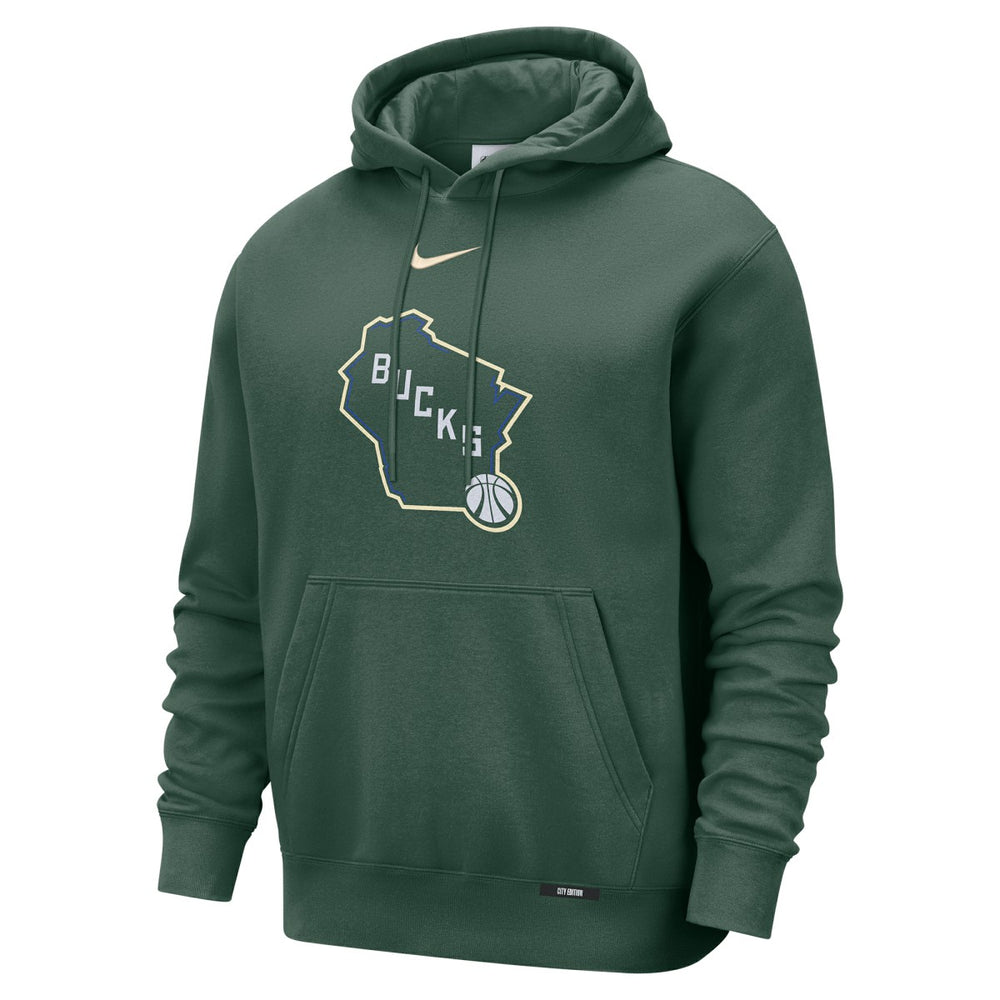 Milwaukee Bucks 2025/26 City Edition Essential Logo Remix Hoodie Outlet